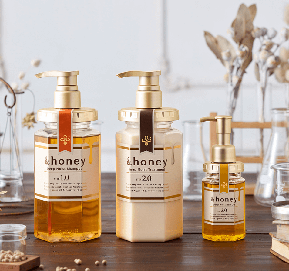 Set &honey Deep Moist Shampoo Tratamiento y Aceite 3pz