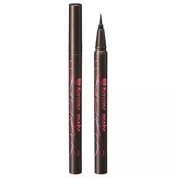 KissMe Heroine Eyeliner Delineador Marrón Negro Waterproof