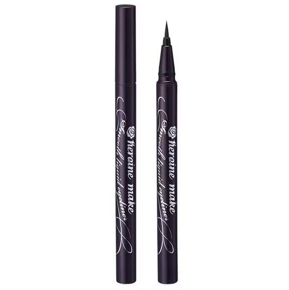 Delineador Negro Waterproof KissMe Heroine Eyeliner 0.4ml