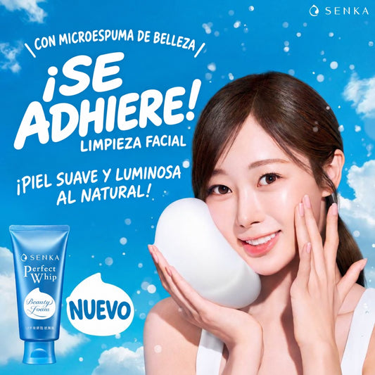 Limpiador Facial Espumoso SENKA Perfect Whip 120g