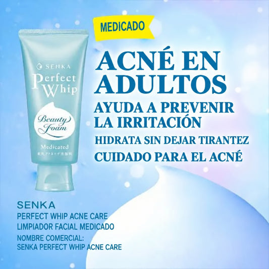 SENKA Perfect Whip Acne Care Limpiador Facial 120 g