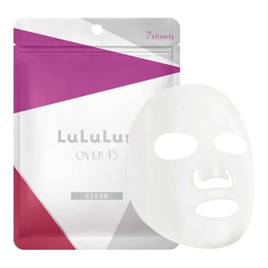 Lululun Over 45 Clear 7 Pz | Mascarilla Renovadora Antiedad