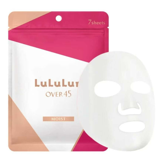 Lululun Over 45 Moist 7 Pz | Mascarilla Hidratante Antiedad
