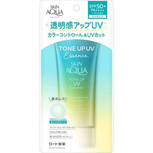 Protector Solar Skin Aqua Tone Up Mint Green SPF50+ 80g