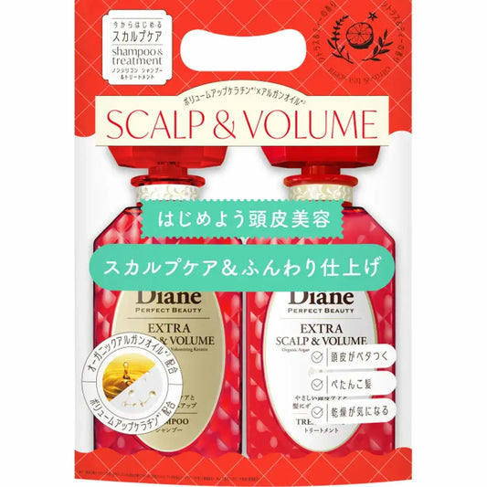 Shampoo y Tratamiento Scalp & Volume Diane 450 ml Japón