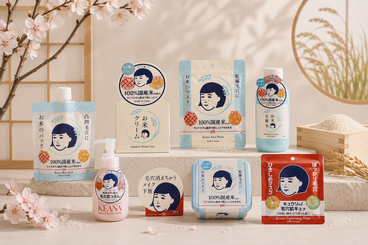 Keana Nadeshiko | Cuidado de Poros y Piel de Arroz Japonés