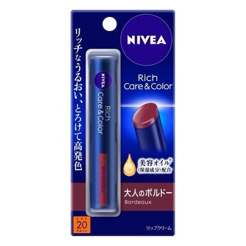 NIVEA Rich Care & Color Bordeaux 2g | SPF20 Bálsamo Labial