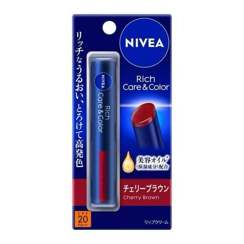 NIVEA Rich Care & Color Cherry Brown | SPF20 Bálsamo Labial