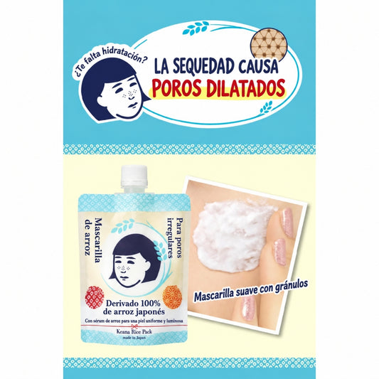 Mascarilla Facial Arroz Keana Nadeshiko Rice Pack 170g