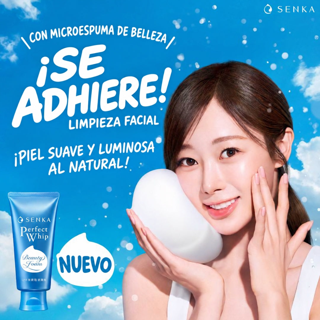 Limpiador Facial Espumoso SENKA Perfect Whip 120g