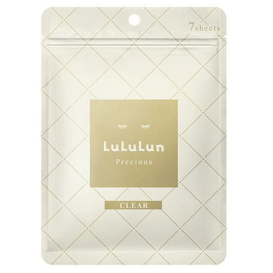 Lululun Precious Clear 7 Pz | Mascarilla Japonesa Antiedad