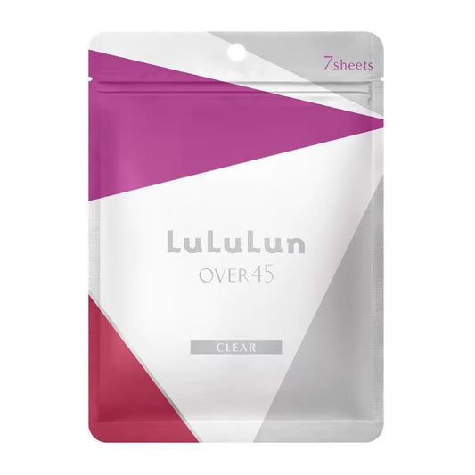 Lululun Over 45 Clear 7 Pz | Mascarilla Renovadora Antiedad