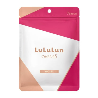 Lululun Over 45 Moist 7 Pz | Mascarilla Hidratante Antiedad