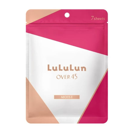 Lululun Over 45 Moist 7 Pz | Mascarilla Hidratante Antiedad