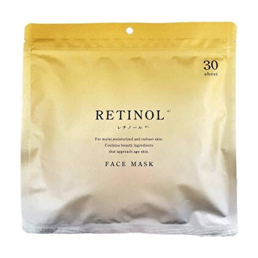Mascarilla Facial con Retinol 30 Piezas Japonés