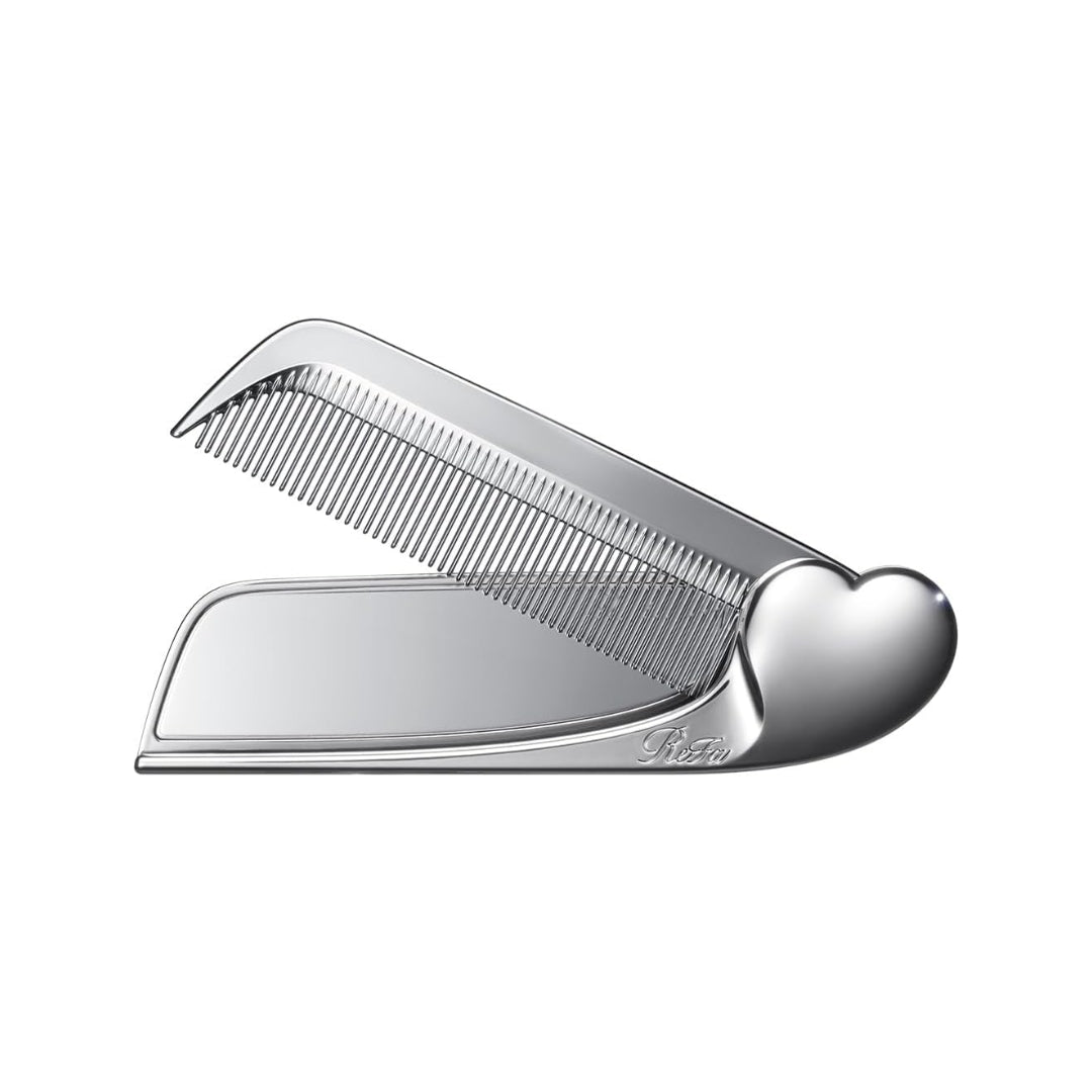 ReFa Heart Comb Aira Mirror – Peine Antiestático con Espejo