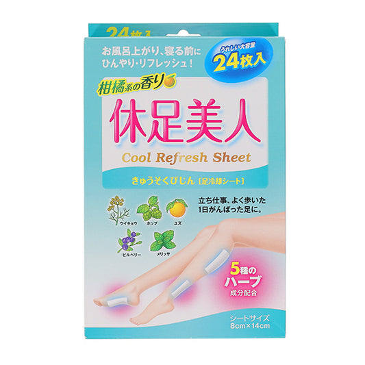 Parches Refrescantes para Pies Rest Foot Beauty 24 Pzs