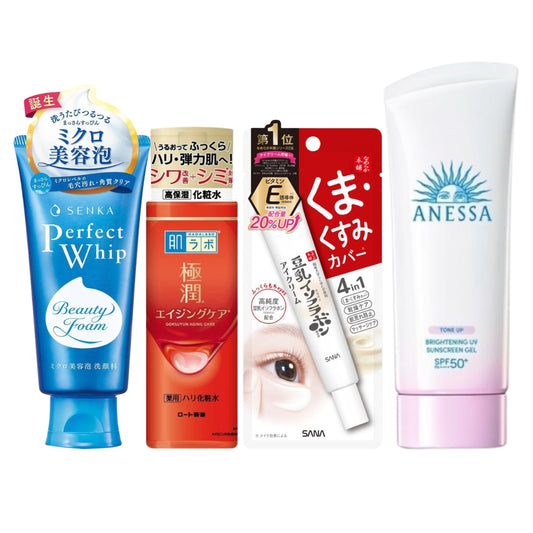 Kit Skincare Japonés 4 Pasos para Piel Madura