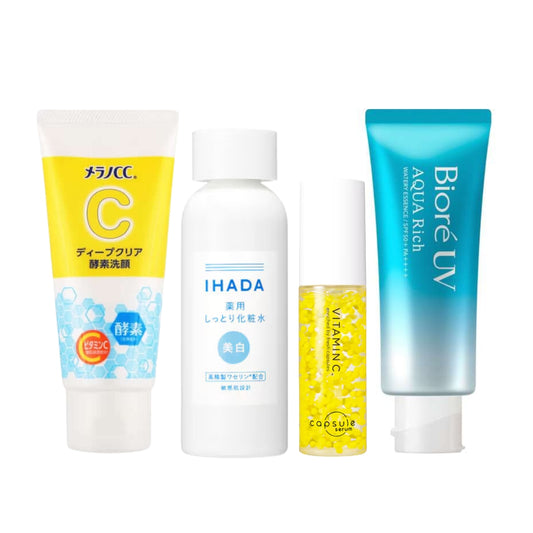 Kit Skincare Japonés 4 Pasos para Piel Grasa